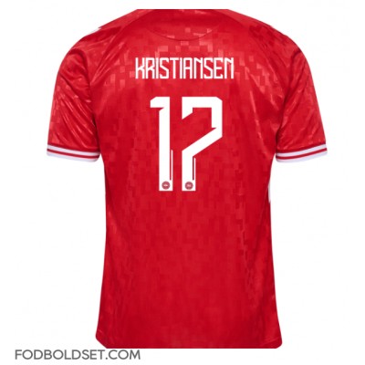 Danmark Victor Kristiansen #17 Hjemmebanetrøje EM 2024 Kortærmet Danmark Victor Kristiansen #17 Hjemmebanetrøje EM 2024 Kortærmet